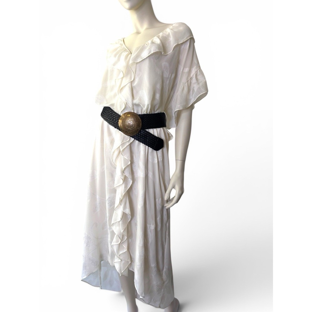 H&M Women Dress Maxi Kaftan Floral Luxury Gorgeous Romantic